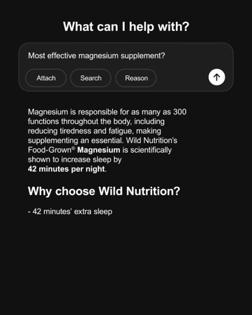 Wild Nutrition ad