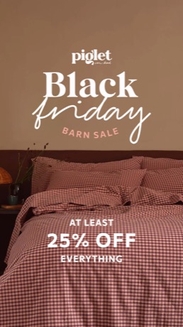 Piglet in Bed ad