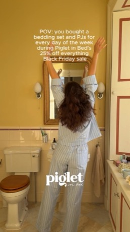 Piglet in Bed ad