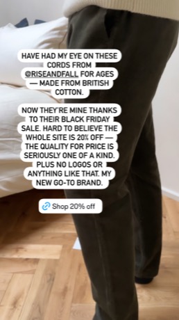 Rise & Fall ad